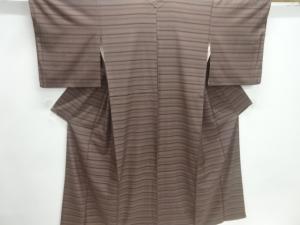 横段織出しお召し着物